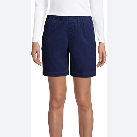 Lands' End | Shorts | Nwt Lands End Deep Sea Navy Blue Bermuda Shorts ...